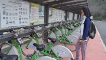 Gunsan bike rentals also, payment through lcoal transit card
